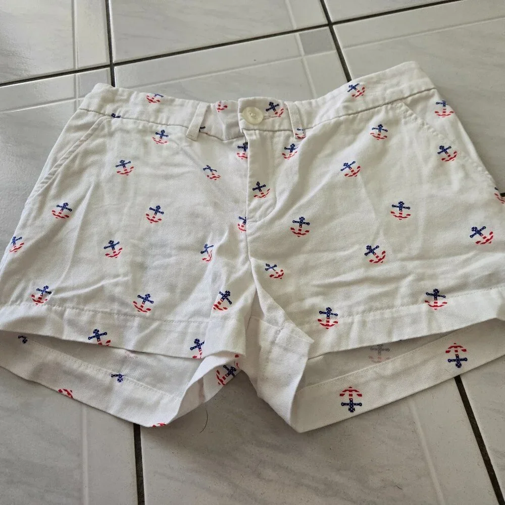 Chubbies Anchor Print Chino Shorts White 2 - Picture 1 of 3